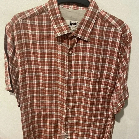 NWT Joseph Abboud button down shirt 100% linen size XL - Picture 1 of 3